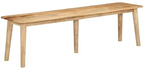 tömör mangófa pad 160 x 40 x 45 cm