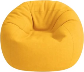 XL beltéri babzsákfotel – mustársárga