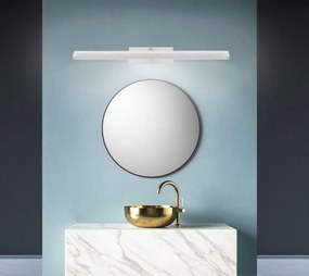 LED FÜRDŐLÁMPA TÜKÖR fölött Rea 12W 50CM APP374-1W white