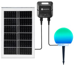 Aigostar-LED RGB fényerőszabályozható kültéri MESH lámpa 20W/3,7V 4000mAh 2700-6500K IP65 átm. 15 cm