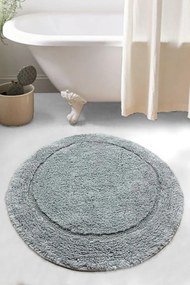 Fürdőszobaszőnyeg 90x90 cm, szürke - AFFAI