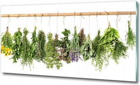 Fotó kép edzett üveg Eper 125x50