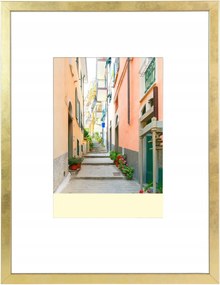 Fa képkeret Mdf Smart arany 40x40 cm Plexi