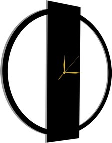 Falióra Fa Loft Ovális Csendes Nappali Modern Ajándék 70CM