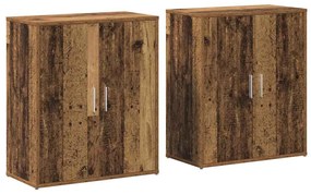 Magasfiú 2 pcs Régi fa 60 x 31 x 70 cm Faanyag