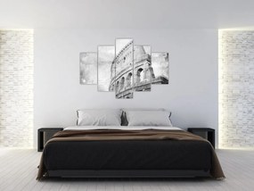 Kép - Vintage képeslap a városról N⁰1 (150x105 cm)