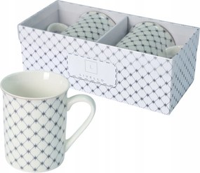 2 db-os porcelán bögre díszdoboz 350 ml Livello csillagok