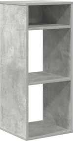 vidaXL könyvszekrény betonszürke 34x31x80 cm szerelt fa