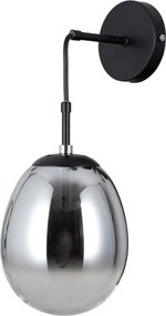 Italux Meolo WL-40825-1-BK Fali lámpa 1x40W/E14 IP20
