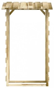 impregnált fenyőfa pergola tetővel 100 x 90 x 200 cm