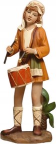 Betlehem Dekorációs Figura "Zenész dobokkal"- 15cm magas figurákhoz