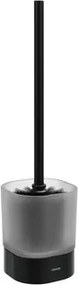 Ravak Chrome II wc kefe, fekete X07P1385