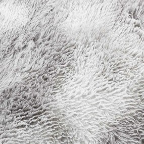 világosszürke hosszú szálú NAVARRA bozontos szőnyeg 200x200 cm
