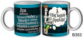 Bögre A világ legjobb Apukája 3 dl