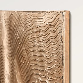 Kézzel festett kép 88x118 cm Metallic Brown – Malerifabrikken