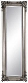 Nagy fali tükör 147 cm Ezüst szinü dekoratív kerettel