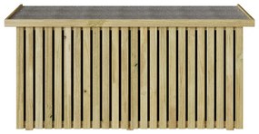 Tároló Láda 119x44x58.5 cm Kezelt Fenyőfa