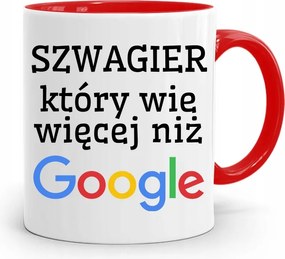 Sógornak Piros Bögre Születésnapi Ajándéknak, fényképes nyomattal