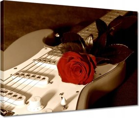 Vászonkép 40x30 Evező és rózsa