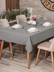 Plain 160 asztalterítő 155 × 160 cm, szürke