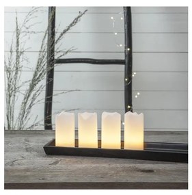 Eglo 410075 - 4 darabos LED karácsonyi dekorációs szett ADVENT 1xLED/0,18 W/2xCR2032 + távirányító