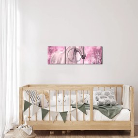 Kép - Festett ló (órával) (90x30 cm)