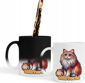 Bögre Mágikus Állat Aranyos Cica Macska Név Ajándék