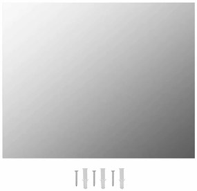 vidaXL keret nélküli üveg tükör 100 x 60 cm