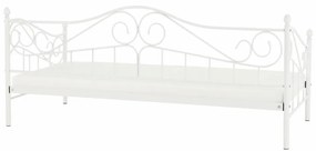 Egyszemélyes ágy 90 cm Danina (fehér) (ágyráccsal). 1016020