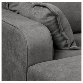 Sötétszürke sarokkanapé (bal oldali) Beata – Ropez