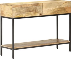 vidaXL tömör mangófa tálalóasztal 100 x 35 x 76 cm