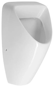 Bruckner - Piszoár SCHWARN, hátsó vízbekötés, hátsó lefolyó + beépített öblítés, 6V DC, fehér