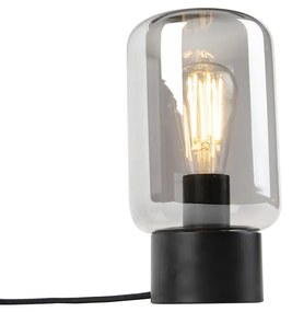Design asztali lámpa fekete füstüveggel - Bliss Cute