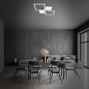 Briloner 3530-018 - LED Dimmelhető felületre szerelhető csillár FRAME LED/40W/230V + távirányító