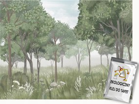 Fotótapéta Flizelina Grafika Tájkép Fák Rét 250x175 ragasztó