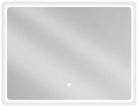 Mexen Sun, LED fürdoszobai tükör háttérvilágítással 80x60 cm, 6000K, páramentes, 9807-080-060-611-00