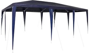 vidaXL Partysátor Kék 600 x 400 x 266 cm Poliészter és Acél