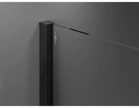 Mexen Velar, tolóajtós zuhanykabin 90 x 120 cm, 8 mm-es matt üveg, fekete matt, 871-090-120-31-70