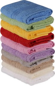 Rainbow 10 részes pamut kéztörlő szett 30 × 50 cm