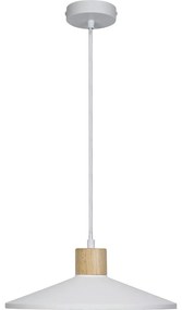 Ledvance - Csillár zsinóron DECOR PLASTER 1xE27/25W/230V átm. 32 cm vakolat fehér