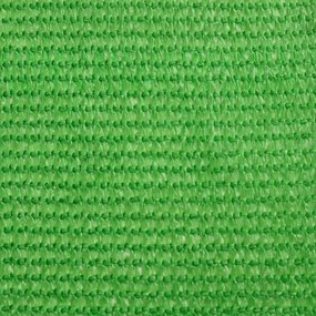 világoszöld HDPE napvitorla 160 g/m² 3/4 x 2 m