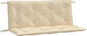 vidaXL 2 db bézs oxford szövet kerti padpárna 120 x 50 x 7 cm