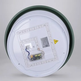 Brilagi - MATTEO dimmelhető LED lámpatest, 48 W, 230 V, 3000-6500 K, Ø 41 cm, zöld, távirányítóval