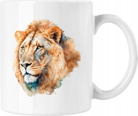 Bögre Oroszlán Művészet 4 Fehér 330ml