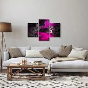 Kép - Rózsaszín erdő (90x60 cm)