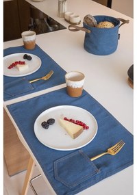 Textil tányéralátét 45x33 cm Indigo – Tiseco Home Studio