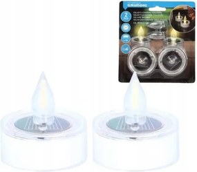 Napelemes LED teamécses FLARNIS, szett 2 db