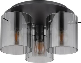 Globo 15904-3D - Mennyezeti lámpa TULIVAR 3xE27/40W/230V átm. 37 cm szürke