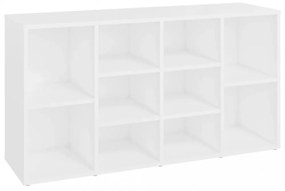 fehér szerelt fa cipőtároló pad 103 x 30 x 54,5 cm