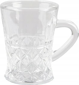 Átlátszó bögre 6x8x8 cm 95 ml 95 ml